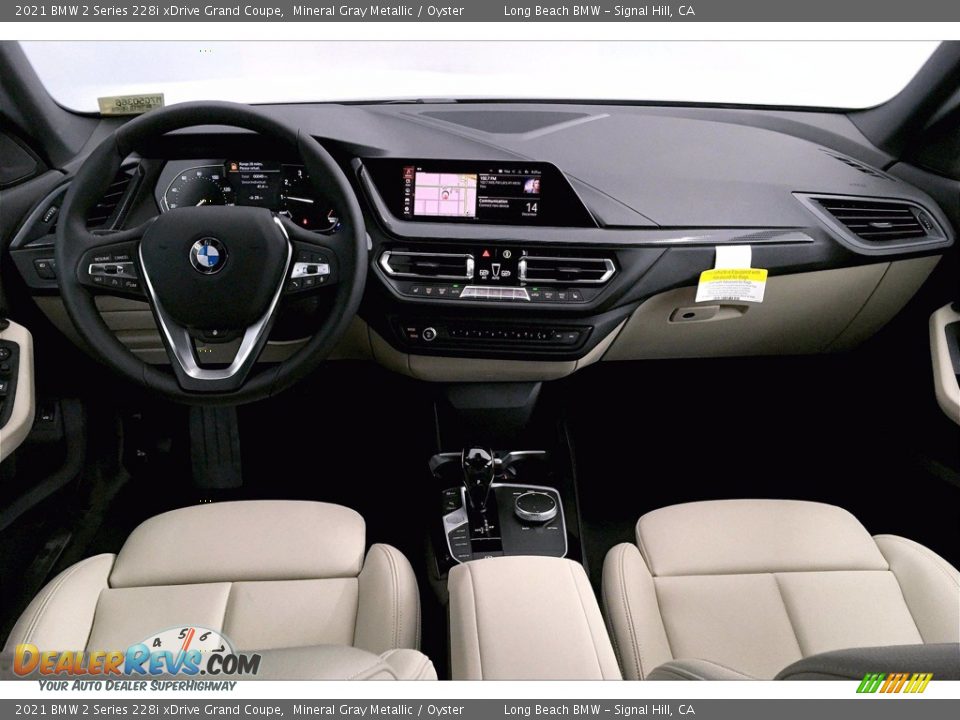 Oyster Interior - 2021 BMW 2 Series 228i xDrive Grand Coupe Photo #5