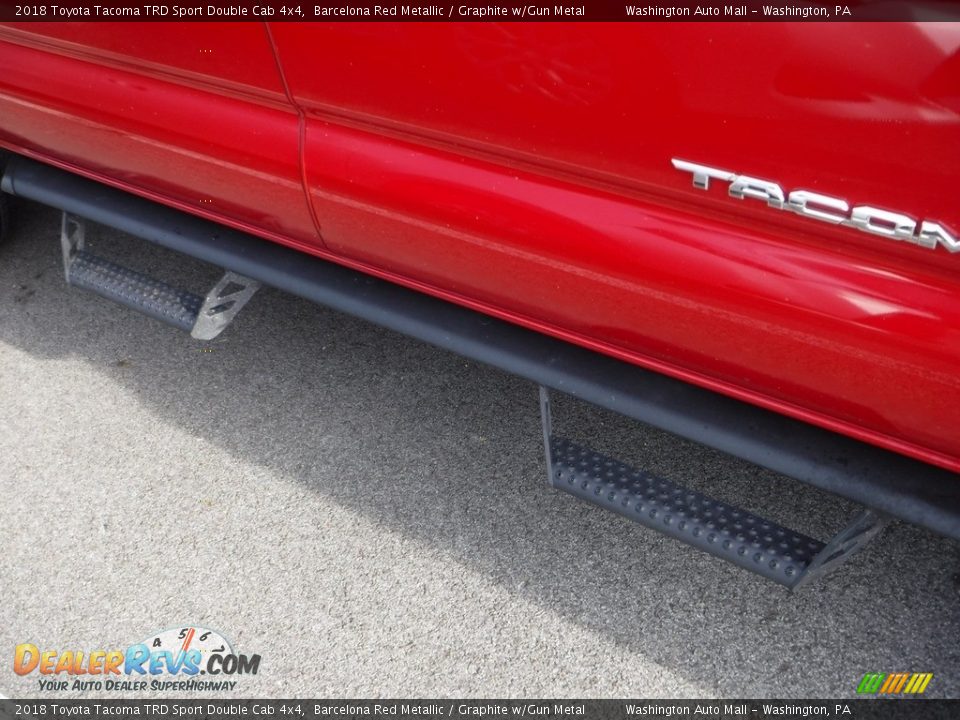 2018 Toyota Tacoma TRD Sport Double Cab 4x4 Barcelona Red Metallic / Graphite w/Gun Metal Photo #2