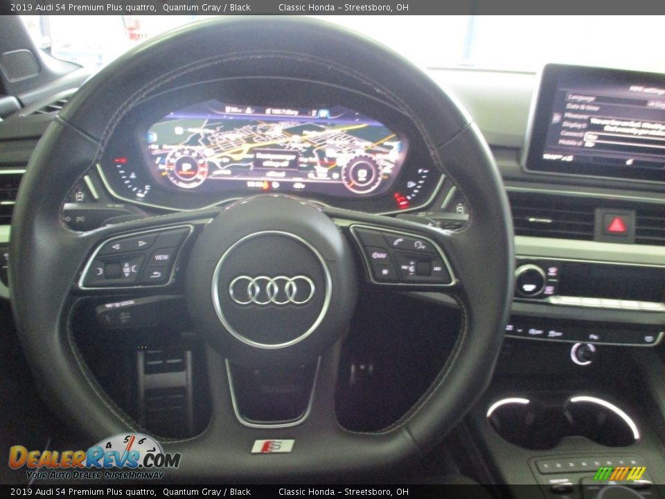 2019 Audi S4 Premium Plus quattro Steering Wheel Photo #29