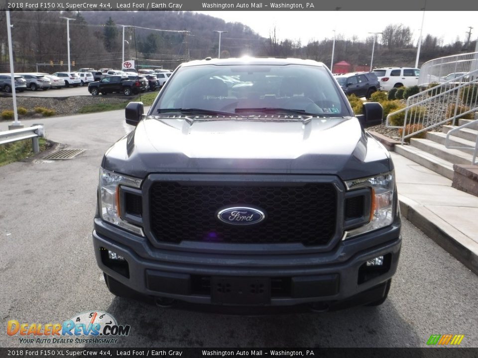 2018 Ford F150 XL SuperCrew 4x4 Lead Foot / Earth Gray Photo #11