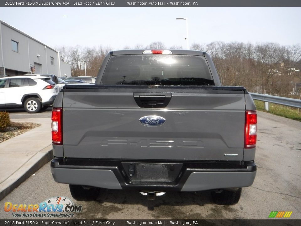 2018 Ford F150 XL SuperCrew 4x4 Lead Foot / Earth Gray Photo #14