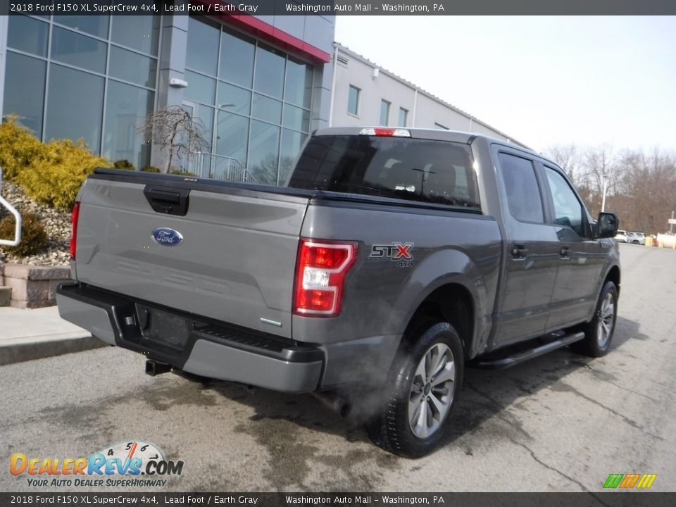 2018 Ford F150 XL SuperCrew 4x4 Lead Foot / Earth Gray Photo #15