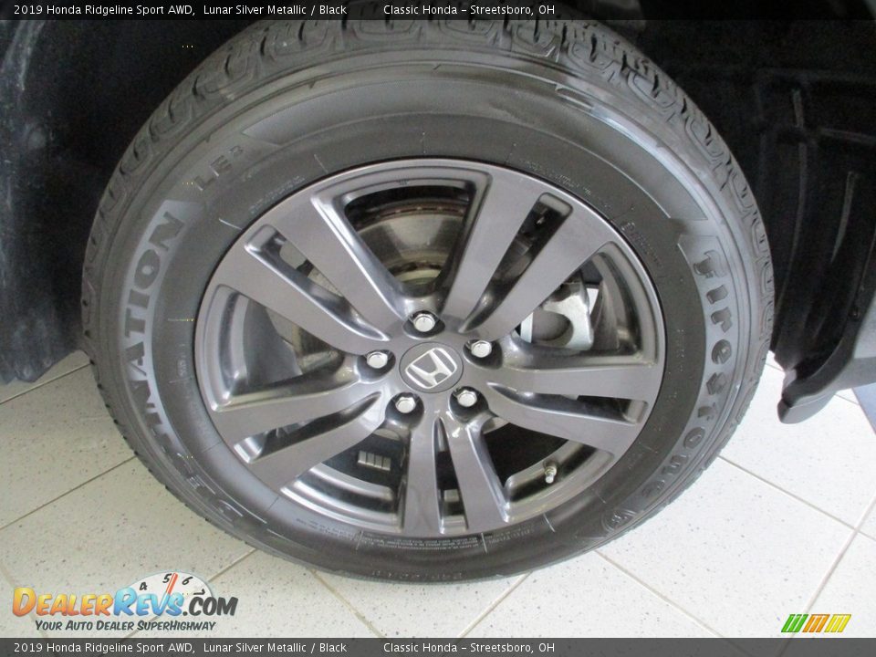 2019 Honda Ridgeline Sport AWD Lunar Silver Metallic / Black Photo #5