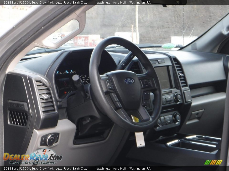 2018 Ford F150 XL SuperCrew 4x4 Lead Foot / Earth Gray Photo #20