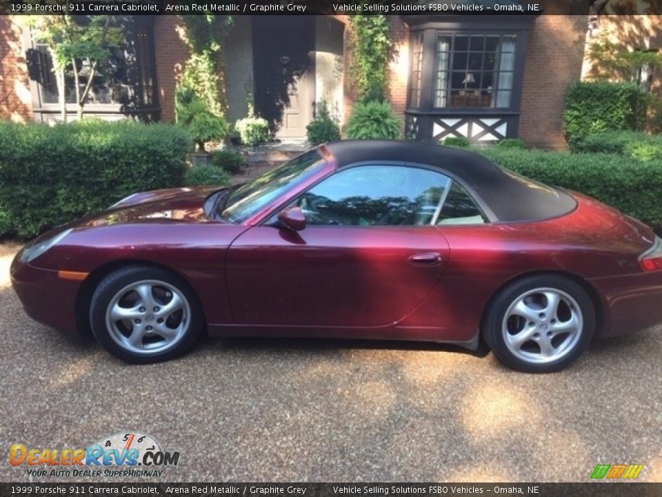 1999 Porsche 911 Carrera Cabriolet Arena Red Metallic / Graphite Grey Photo #1