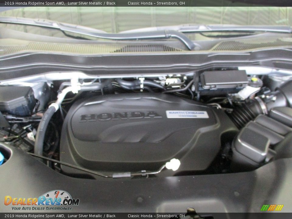 2019 Honda Ridgeline Sport AWD Lunar Silver Metallic / Black Photo #13