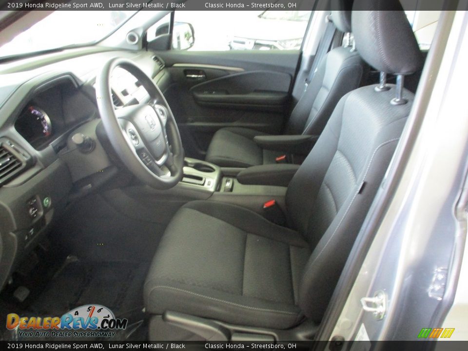 2019 Honda Ridgeline Sport AWD Lunar Silver Metallic / Black Photo #31