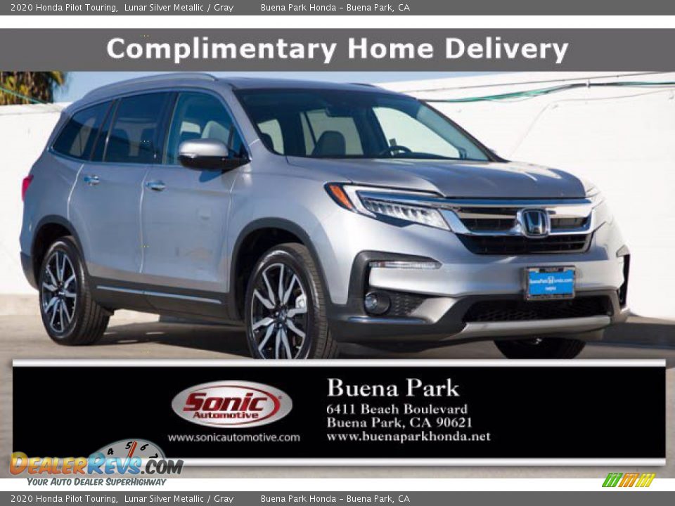 2020 Honda Pilot Touring Lunar Silver Metallic / Gray Photo #1