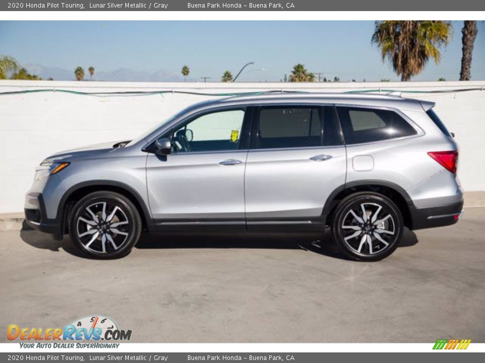 2020 Honda Pilot Touring Lunar Silver Metallic / Gray Photo #7