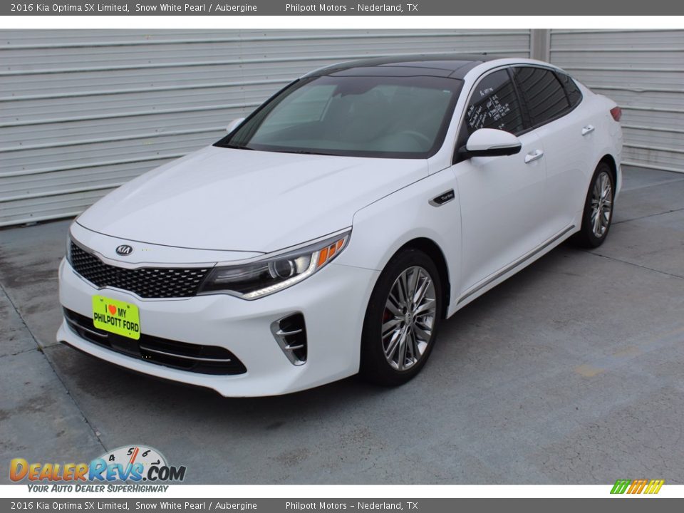 Snow White Pearl 2016 Kia Optima SX Limited Photo #4