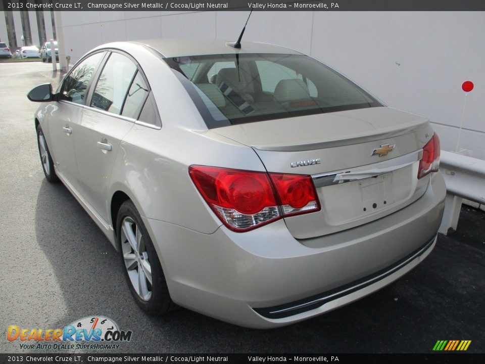 2013 Chevrolet Cruze LT Champagne Silver Metallic / Cocoa/Light Neutral Photo #3