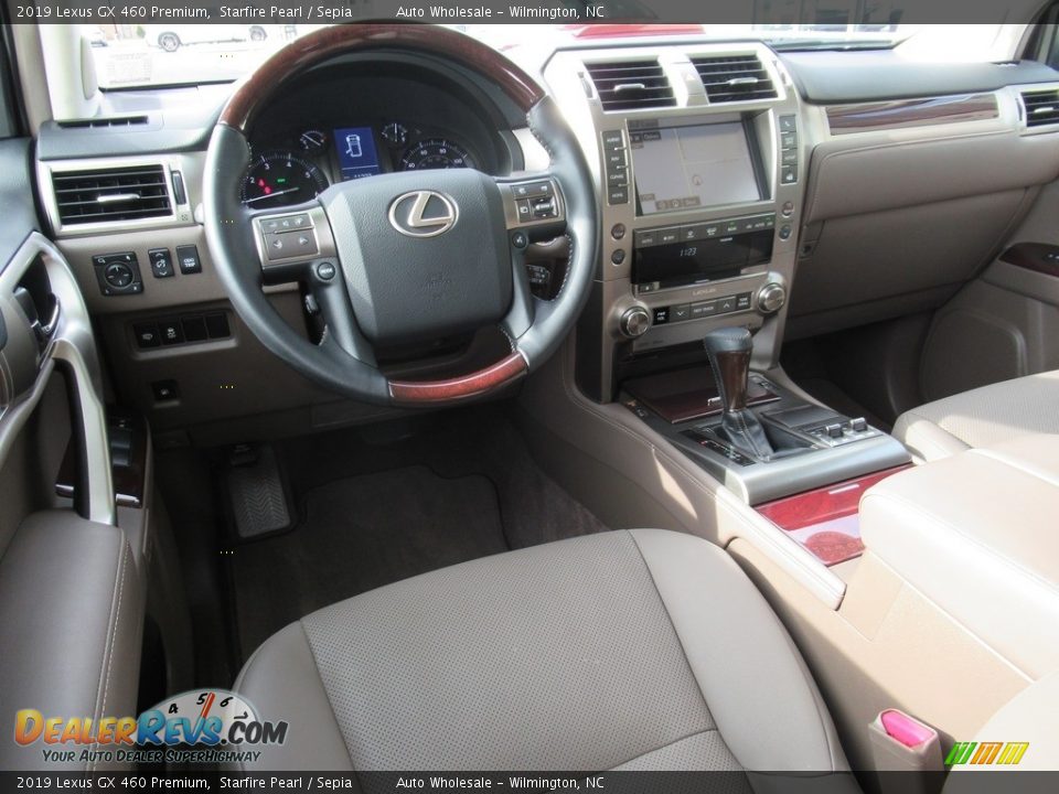 2019 Lexus GX 460 Premium Starfire Pearl / Sepia Photo #15