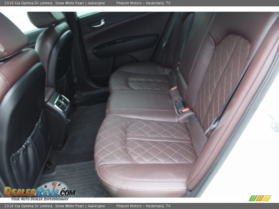 Rear Seat of 2016 Kia Optima SX Limited Photo #20