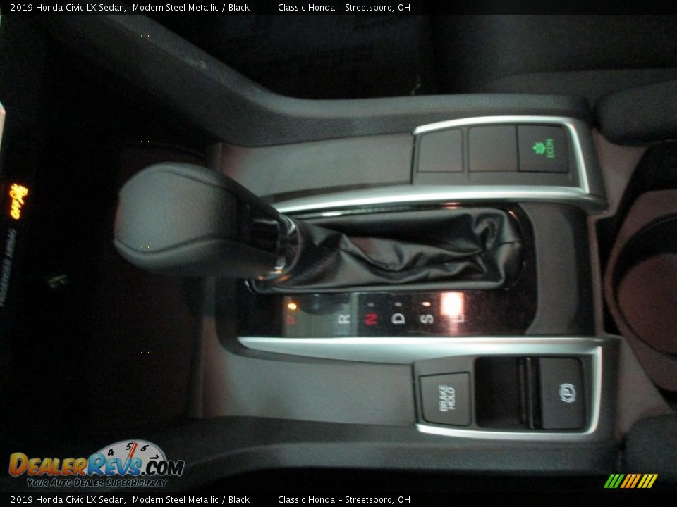 2019 Honda Civic LX Sedan Modern Steel Metallic / Black Photo #33