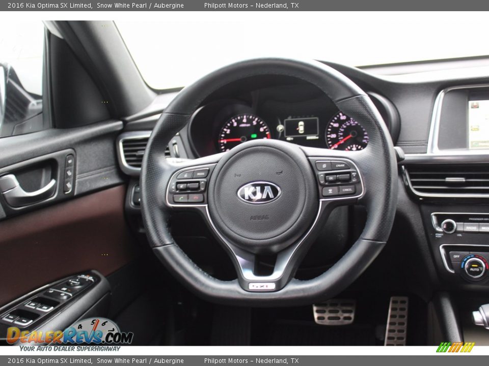 2016 Kia Optima SX Limited Steering Wheel Photo #22