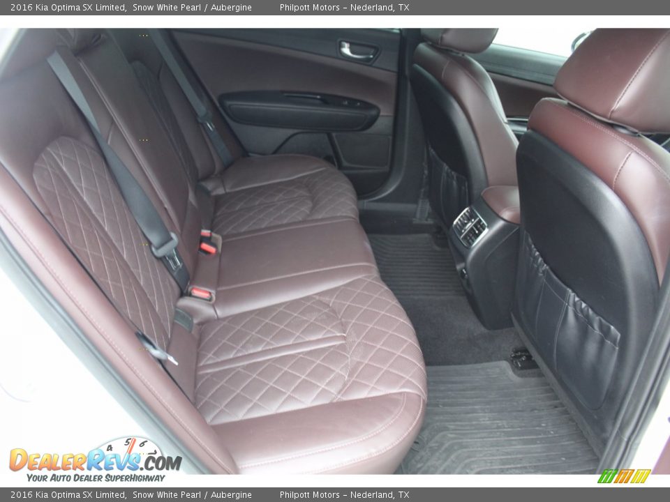 Rear Seat of 2016 Kia Optima SX Limited Photo #25