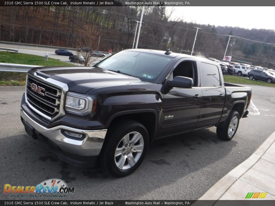 2016 GMC Sierra 1500 SLE Crew Cab Iridium Metallic / Jet Black Photo #9