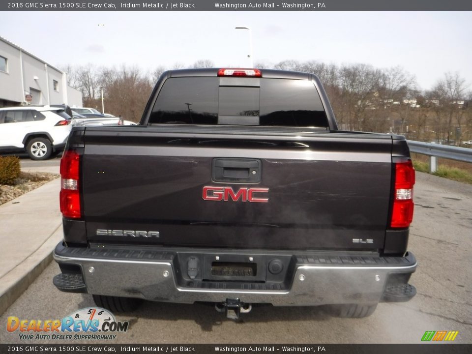 2016 GMC Sierra 1500 SLE Crew Cab Iridium Metallic / Jet Black Photo #11