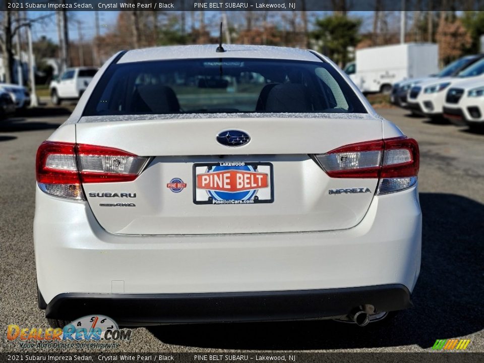 2021 Subaru Impreza Sedan Crystal White Pearl / Black Photo #7