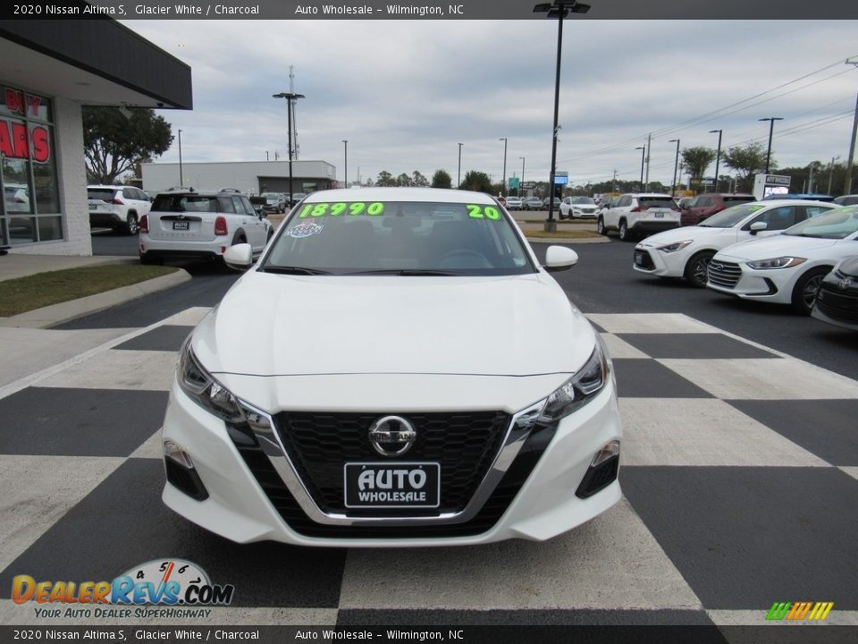 2020 Nissan Altima S Glacier White / Charcoal Photo #2