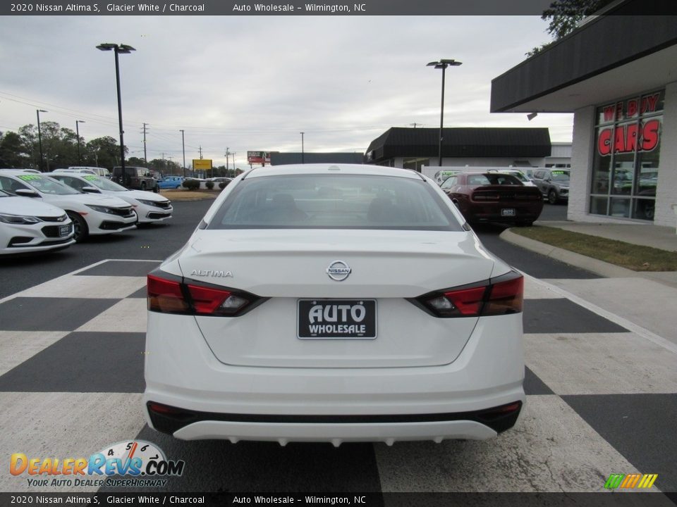 2020 Nissan Altima S Glacier White / Charcoal Photo #4