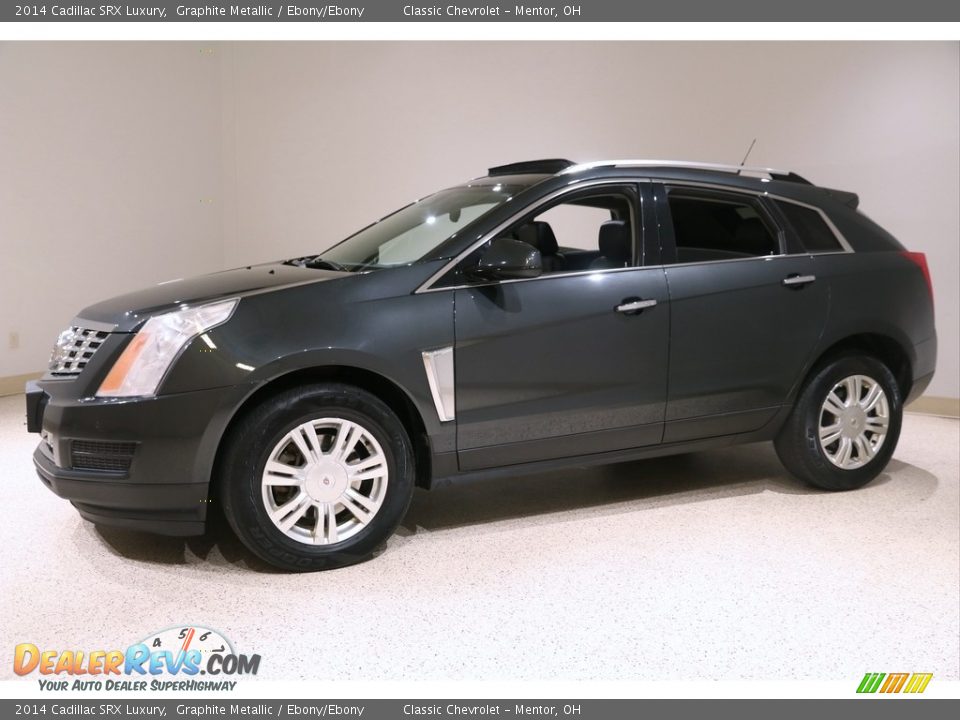 2014 Cadillac SRX Luxury Graphite Metallic / Ebony/Ebony Photo #3