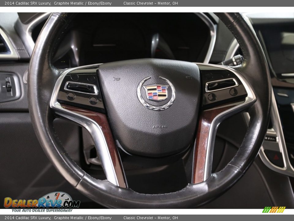 2014 Cadillac SRX Luxury Graphite Metallic / Ebony/Ebony Photo #7