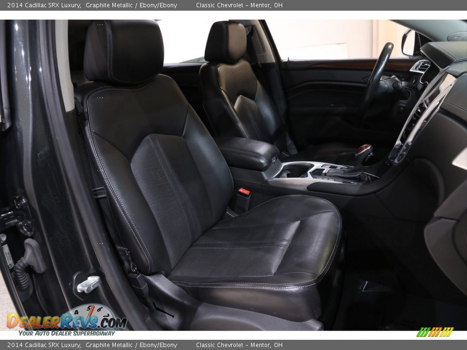 2014 Cadillac SRX Luxury Graphite Metallic / Ebony/Ebony Photo #17