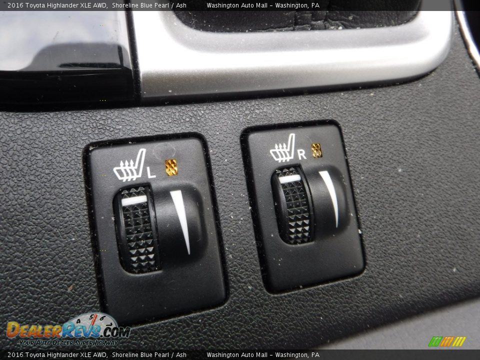 2016 Toyota Highlander XLE AWD Shoreline Blue Pearl / Ash Photo #5