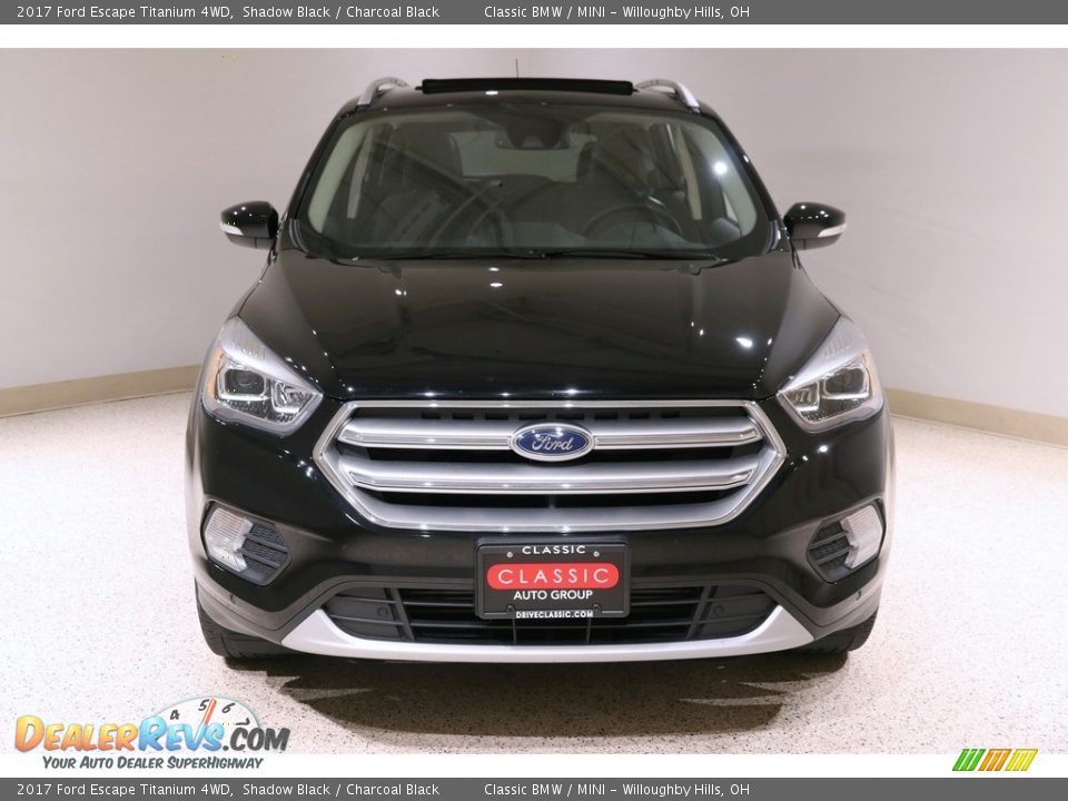 2017 Ford Escape Titanium 4WD Shadow Black / Charcoal Black Photo #2