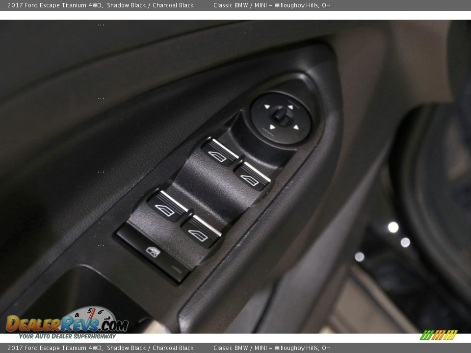 2017 Ford Escape Titanium 4WD Shadow Black / Charcoal Black Photo #6