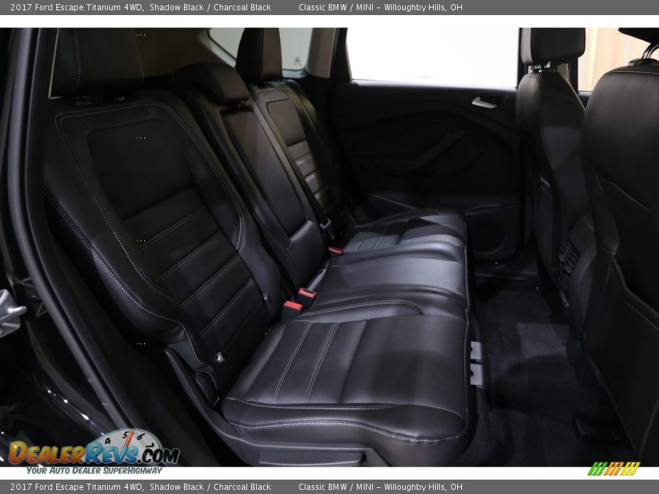 2017 Ford Escape Titanium 4WD Shadow Black / Charcoal Black Photo #23
