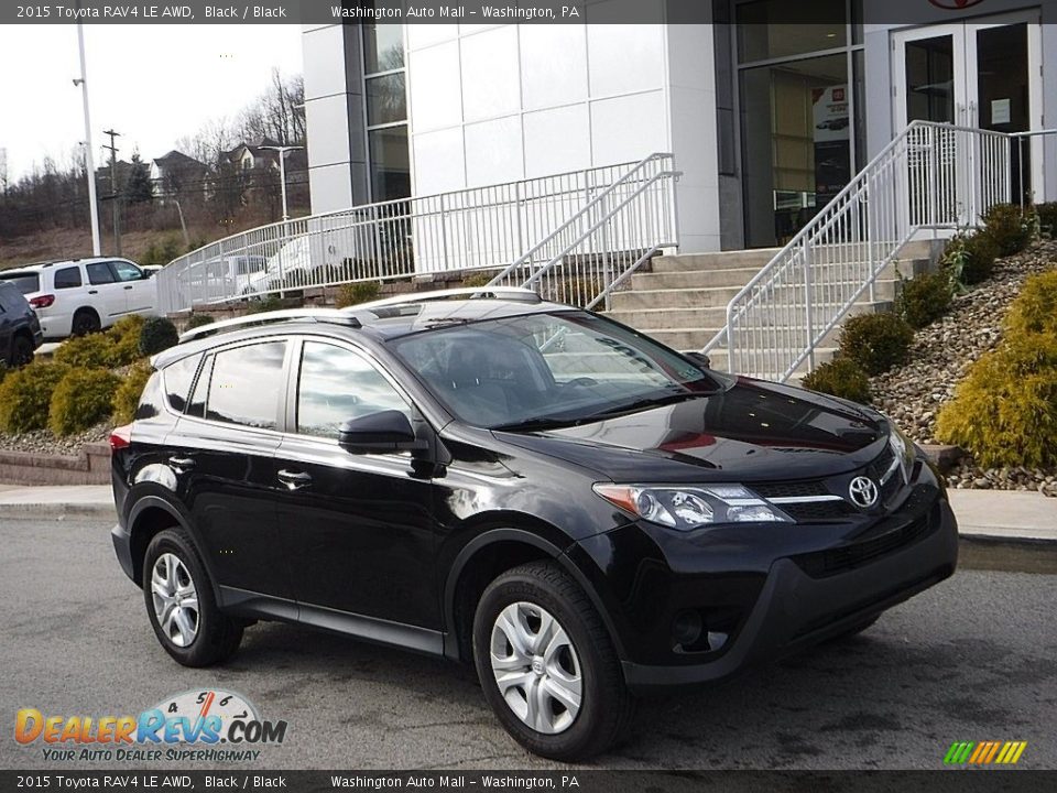 2015 Toyota RAV4 LE AWD Black / Black Photo #1