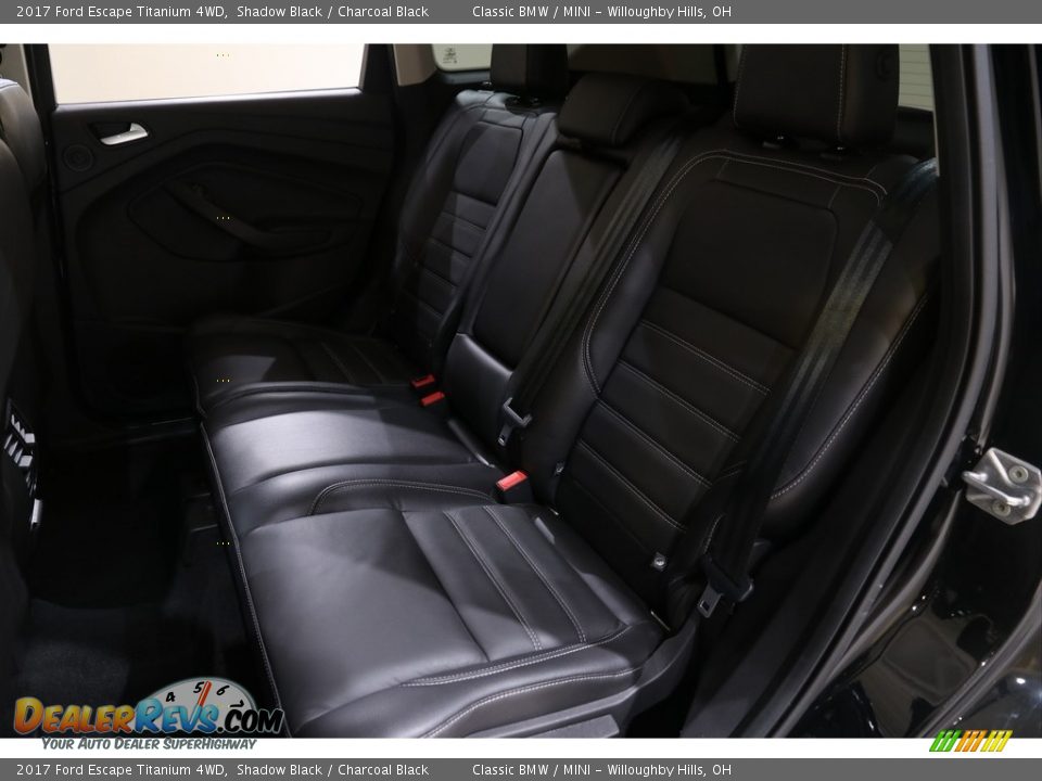 2017 Ford Escape Titanium 4WD Shadow Black / Charcoal Black Photo #25
