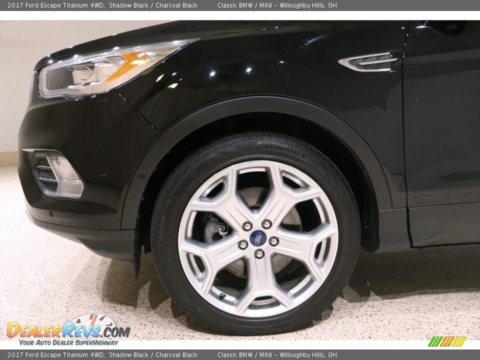 2017 Ford Escape Titanium 4WD Shadow Black / Charcoal Black Photo #29