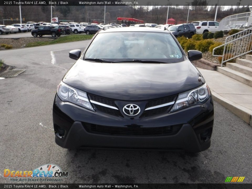 2015 Toyota RAV4 LE AWD Black / Black Photo #8