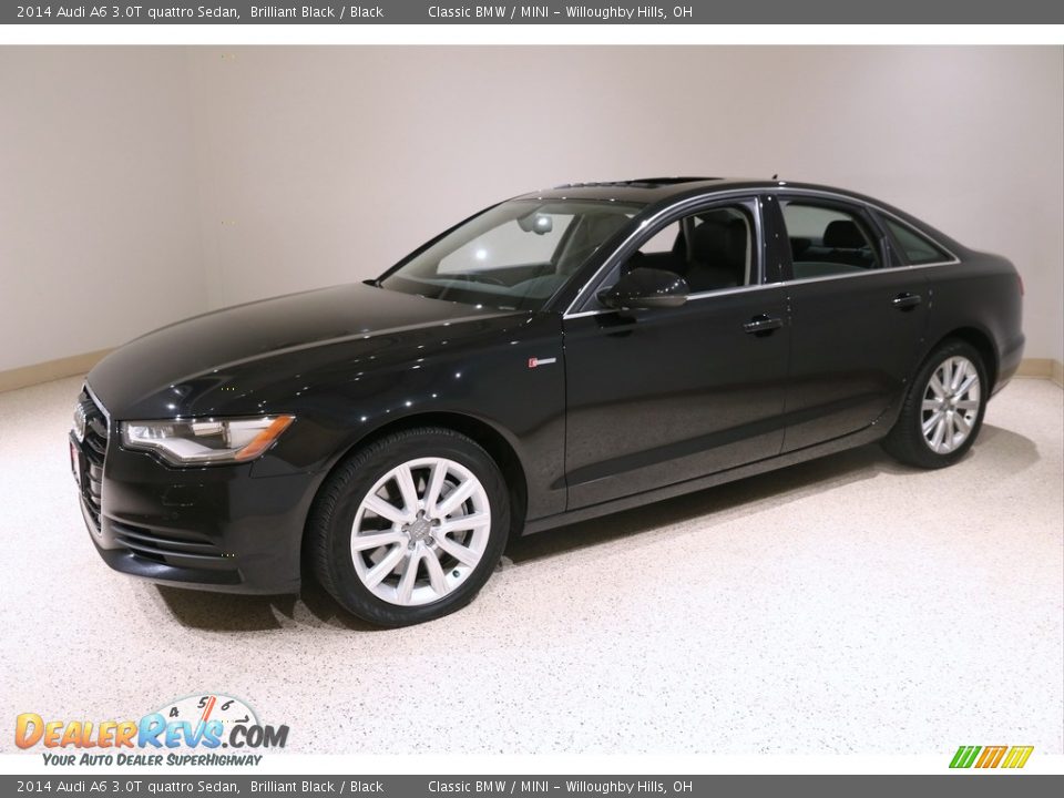 2014 Audi A6 3.0T quattro Sedan Brilliant Black / Black Photo #3