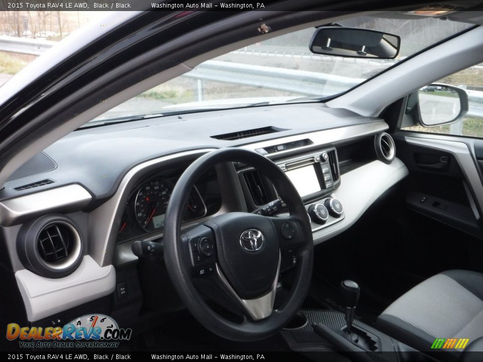 2015 Toyota RAV4 LE AWD Black / Black Photo #14