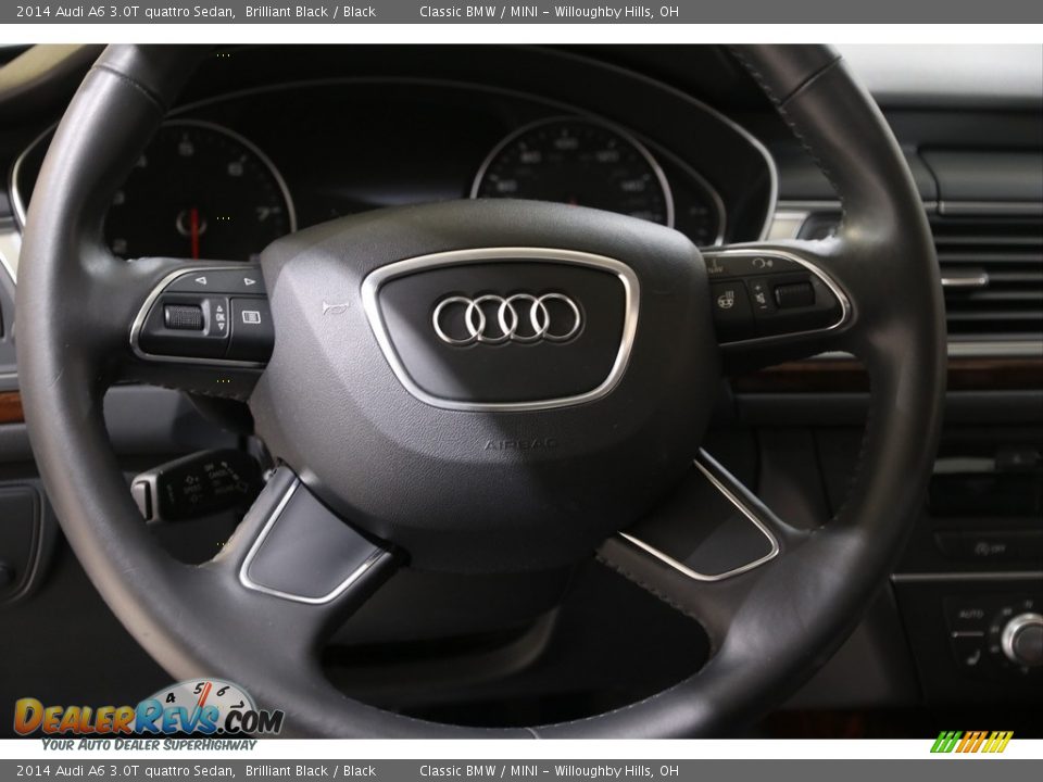 2014 Audi A6 3.0T quattro Sedan Brilliant Black / Black Photo #10