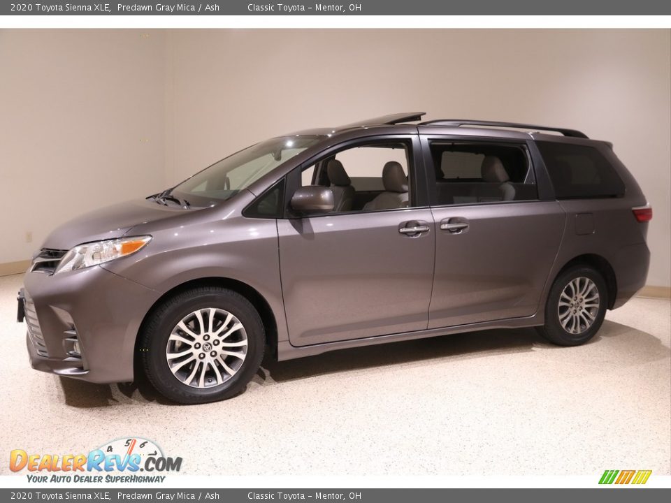 2020 Toyota Sienna XLE Predawn Gray Mica / Ash Photo #3