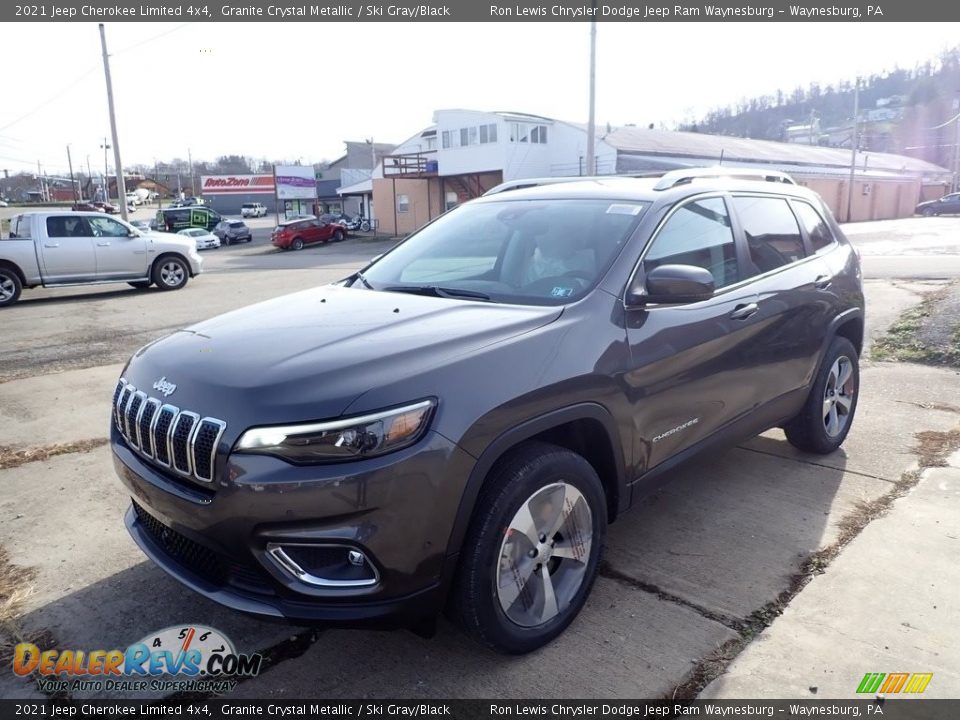 2021 Jeep Cherokee Limited 4x4 Granite Crystal Metallic / Ski Gray/Black Photo #1