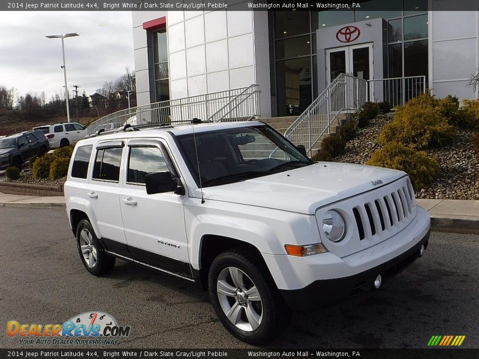 2014 Jeep Patriot Latitude 4x4 Bright White / Dark Slate Gray/Light Pebble Photo #1