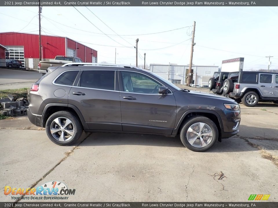 2021 Jeep Cherokee Limited 4x4 Granite Crystal Metallic / Ski Gray/Black Photo #6