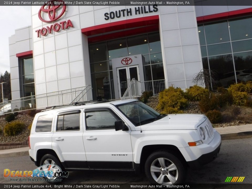 2014 Jeep Patriot Latitude 4x4 Bright White / Dark Slate Gray/Light Pebble Photo #2