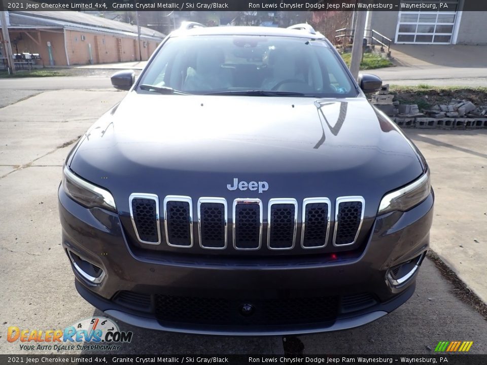 2021 Jeep Cherokee Limited 4x4 Granite Crystal Metallic / Ski Gray/Black Photo #8