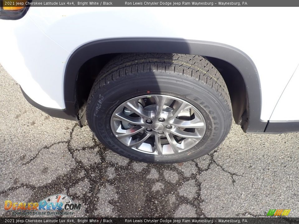 2021 Jeep Cherokee Latitude Lux 4x4 Bright White / Black Photo #2