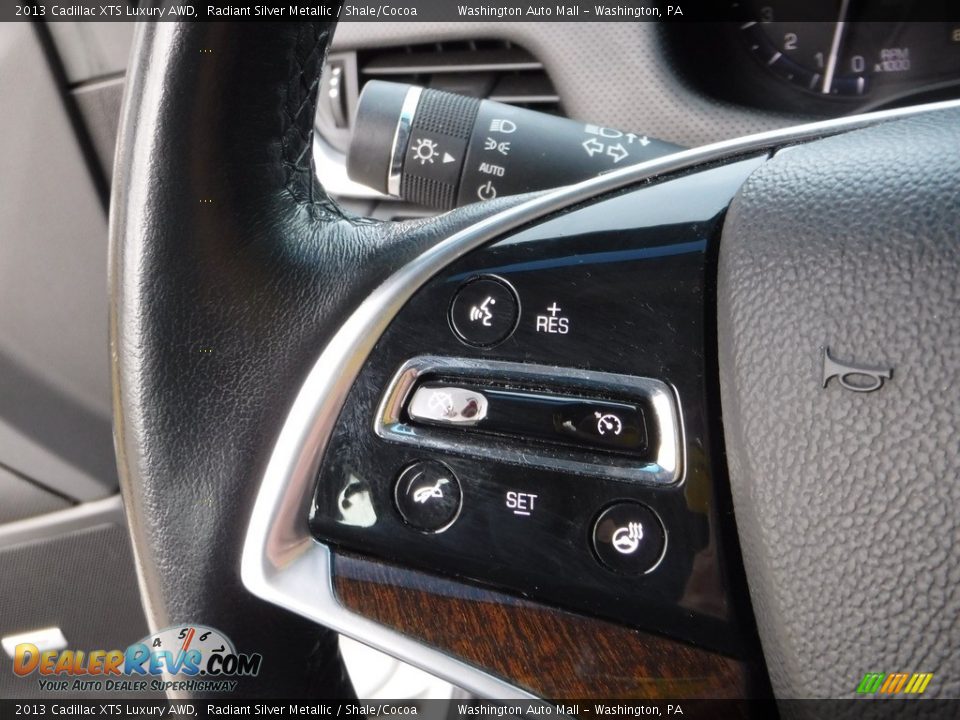 2013 Cadillac XTS Luxury AWD Radiant Silver Metallic / Shale/Cocoa Photo #7