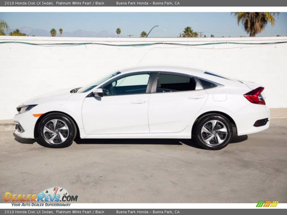 2019 Honda Civic LX Sedan Platinum White Pearl / Black Photo #10