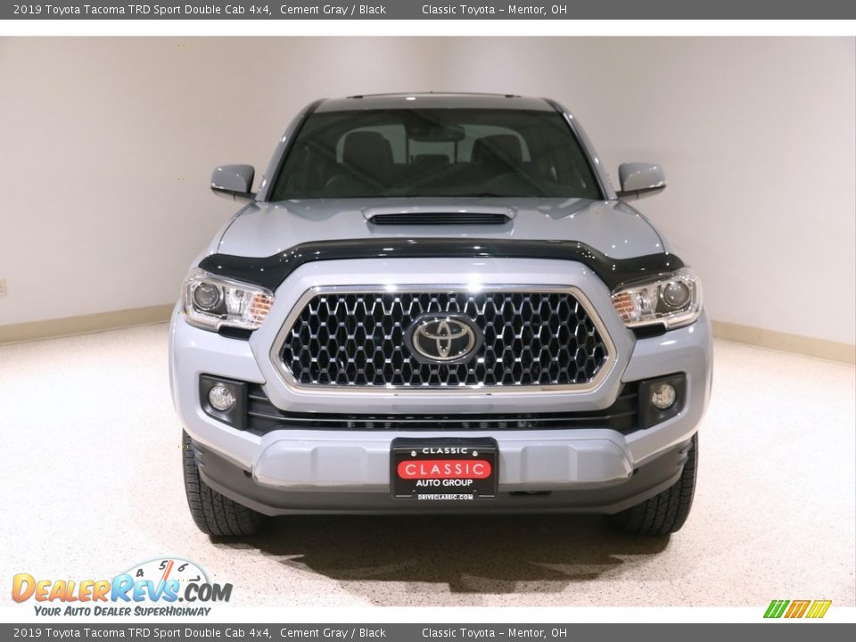2019 Toyota Tacoma TRD Sport Double Cab 4x4 Cement Gray / Black Photo #2