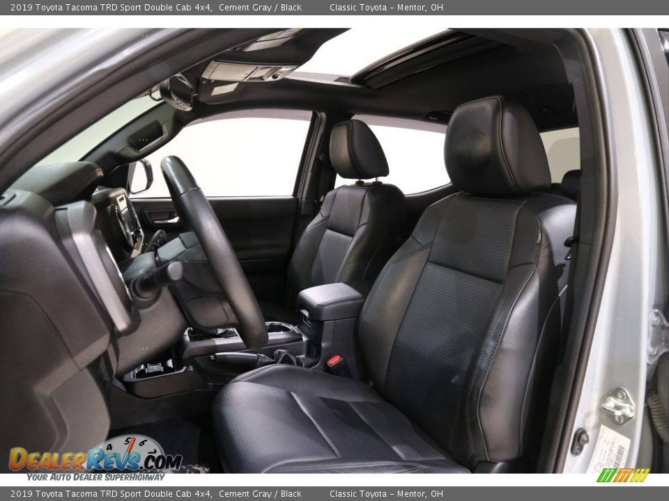 2019 Toyota Tacoma TRD Sport Double Cab 4x4 Cement Gray / Black Photo #5